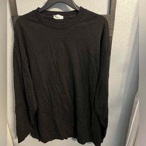 AlStyle Mens Black Long Sleeve Shirt